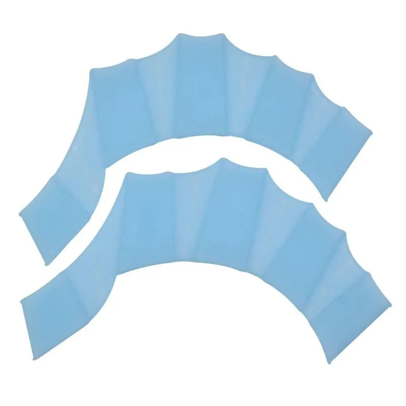 2PCS/1Pair Teen Adult Male And Female Swimming Frog Silicone Paddles Adult Swimming Paddles Children's Frog Paddles Swimming Kit