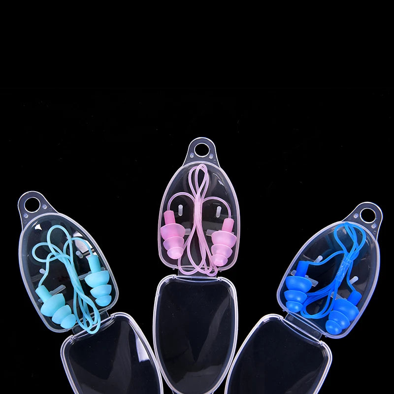 8 Colors Universal Soft Silicone Swimming Ear Plugs Earplugs Pool Accessories Water Sports Swim Ear Plug 1pair