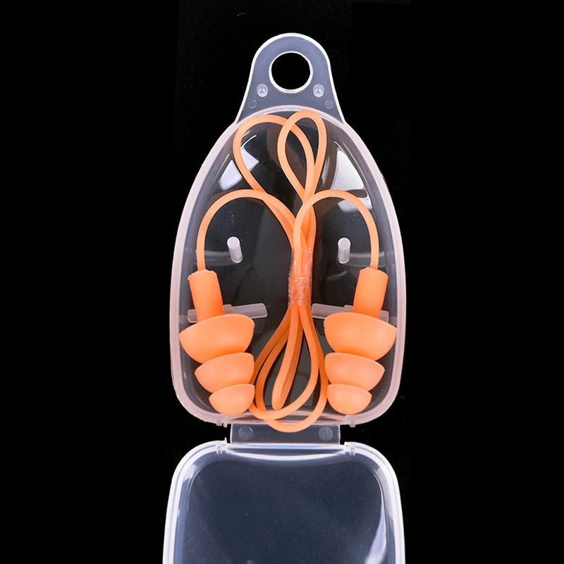 8 Colors Universal Soft Silicone Swimming Ear Plugs Earplugs Pool Accessories Water Sports Swim Ear Plug 1pair