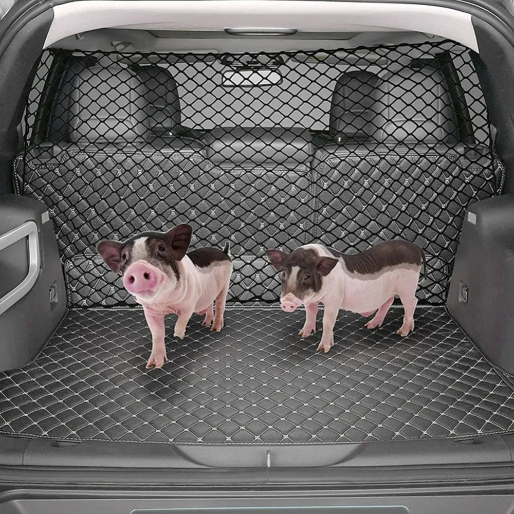 Car Trunk Fence Pet Dog Isolation Protective Net Sturdy Durable Elastic Isolation Nets Pets Safety Fence for Any Vehicle