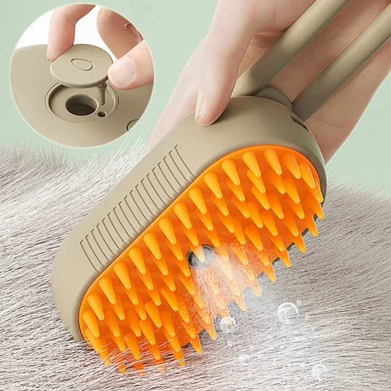 Cat Steam Brush Steamy Dog Brush 3 In 1 Electric Spray Cat Hair Brushes Massage Grooming Comb Hair Removal Combs Pet Supplies