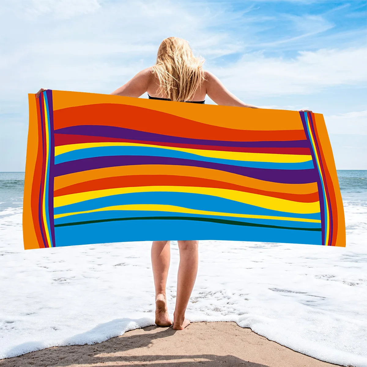 Customized Printed Beach Towels With Active Beach Towels, Absorbent Beach Towels
