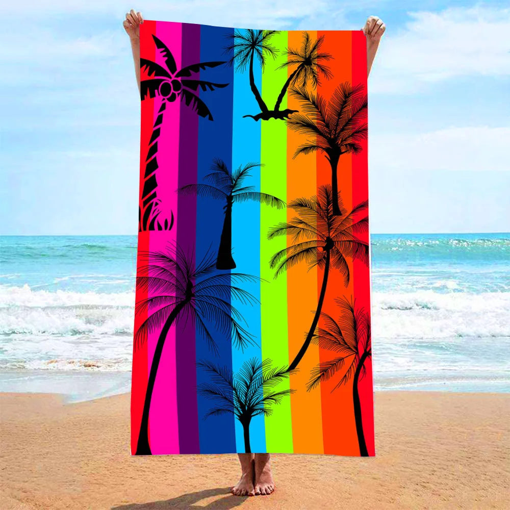 Customized Printed Beach Towels With Active Beach Towels, Absorbent Beach Towels