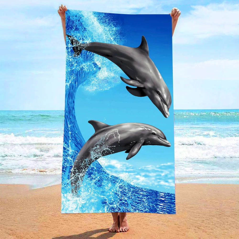 Customized Printed Beach Towels With Active Beach Towels, Absorbent Beach Towels
