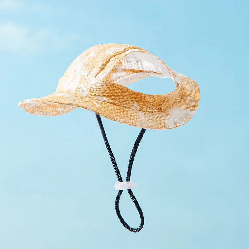 Dog Hat Pet Hat Baseball Hat Summer Canvas Dog Cap Only For Small Pet Dog Cat Outdoor Accessories Adjustable Drawstring New