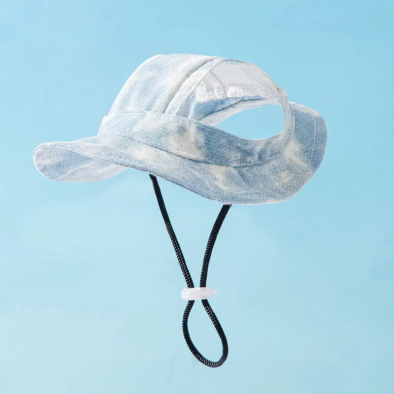 Dog Hat Pet Hat Baseball Hat Summer Canvas Dog Cap Only For Small Pet Dog Cat Outdoor Accessories Adjustable Drawstring New
