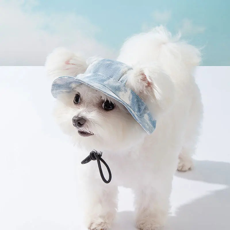 Dog Hat Pet Hat Baseball Hat Summer Canvas Dog Cap Only For Small Pet Dog Cat Outdoor Accessories Adjustable Drawstring New