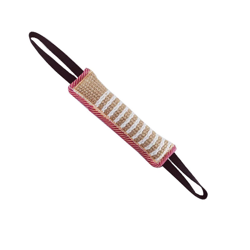 Durable Dog Training Tug Toy Dog Bite Stick Pillow Puppy Toy With Rope Handles Large Dog Training Interactive Play Chewing Toys