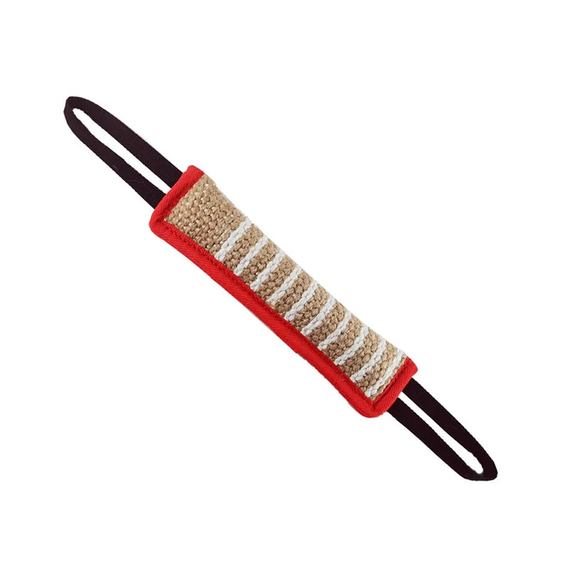 Durable Dog Training Tug Toy Dog Bite Stick Pillow Puppy Toy With Rope Handles Large Dog Training Interactive Play Chewing Toys
