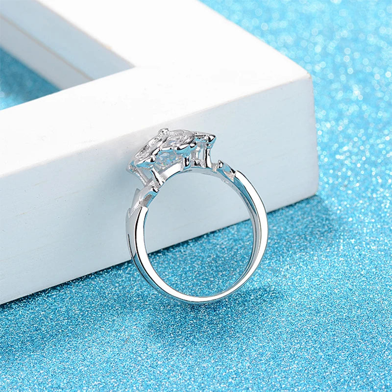 Fashion Silver Color Wedding Ring For Women Men The Galadriel Nenya Windmill Shape Jewelry Christmas Friends Gift