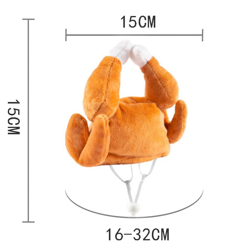 Funny Hat for Cat Cosplay Dress Up Clothes Cute Pet Hat Photo Prop Universal Cat Cap for Halloween Christmas Street Party