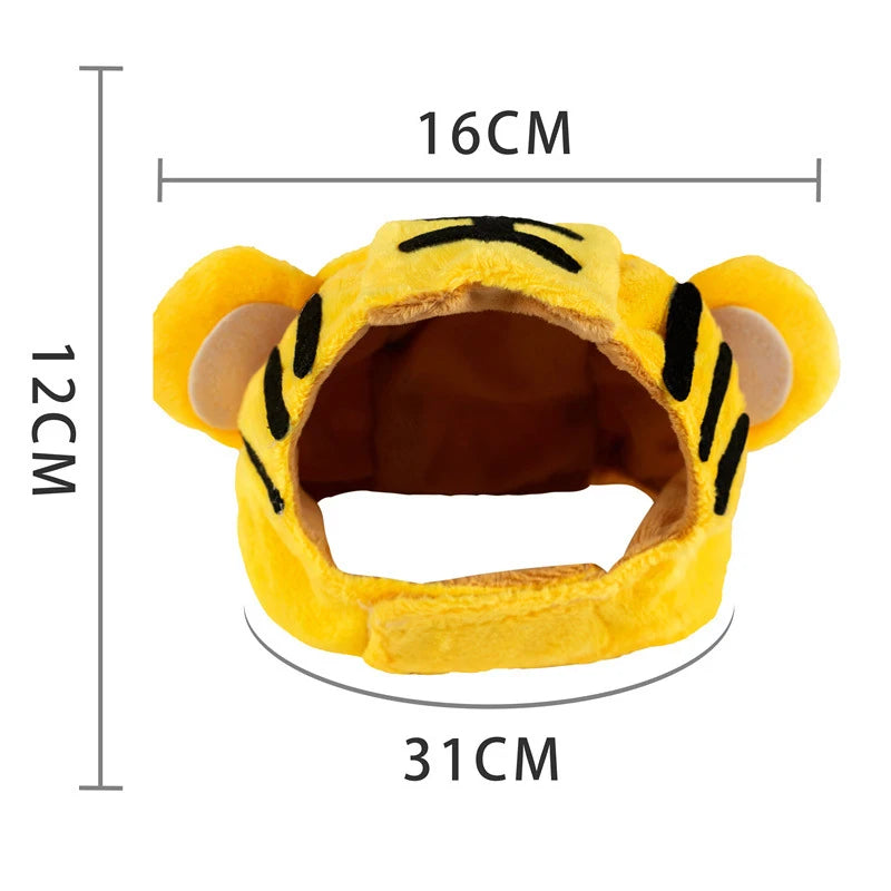Funny Hat for Cat Cosplay Dress Up Clothes Cute Pet Hat Photo Prop Universal Cat Cap for Halloween Christmas Street Party