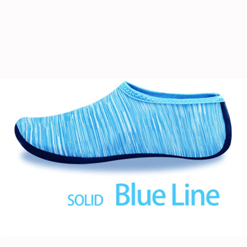 Men Women Kids Water Sport Beach Swimming Socks Thin Multi Prints Anti Slip Fitness Yoga Dance Swim Surf Diving Underwater Shoes