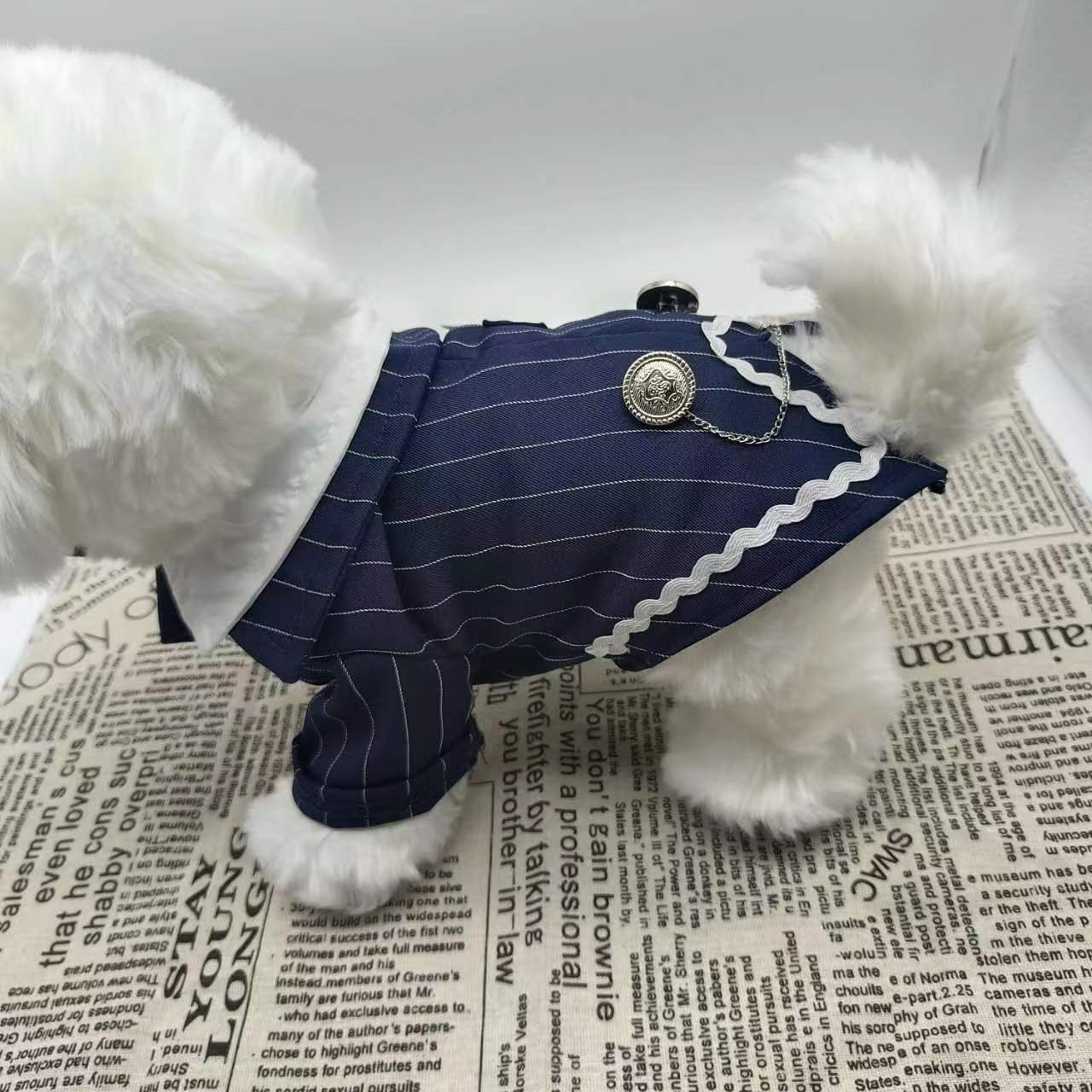 Dog Tuxedo Costume Formal Shirt Dog Wedding Black Jacket Suit Pet Puppy Prince Ceremony Bow Tie Suit Small Dogs Cats Clothes