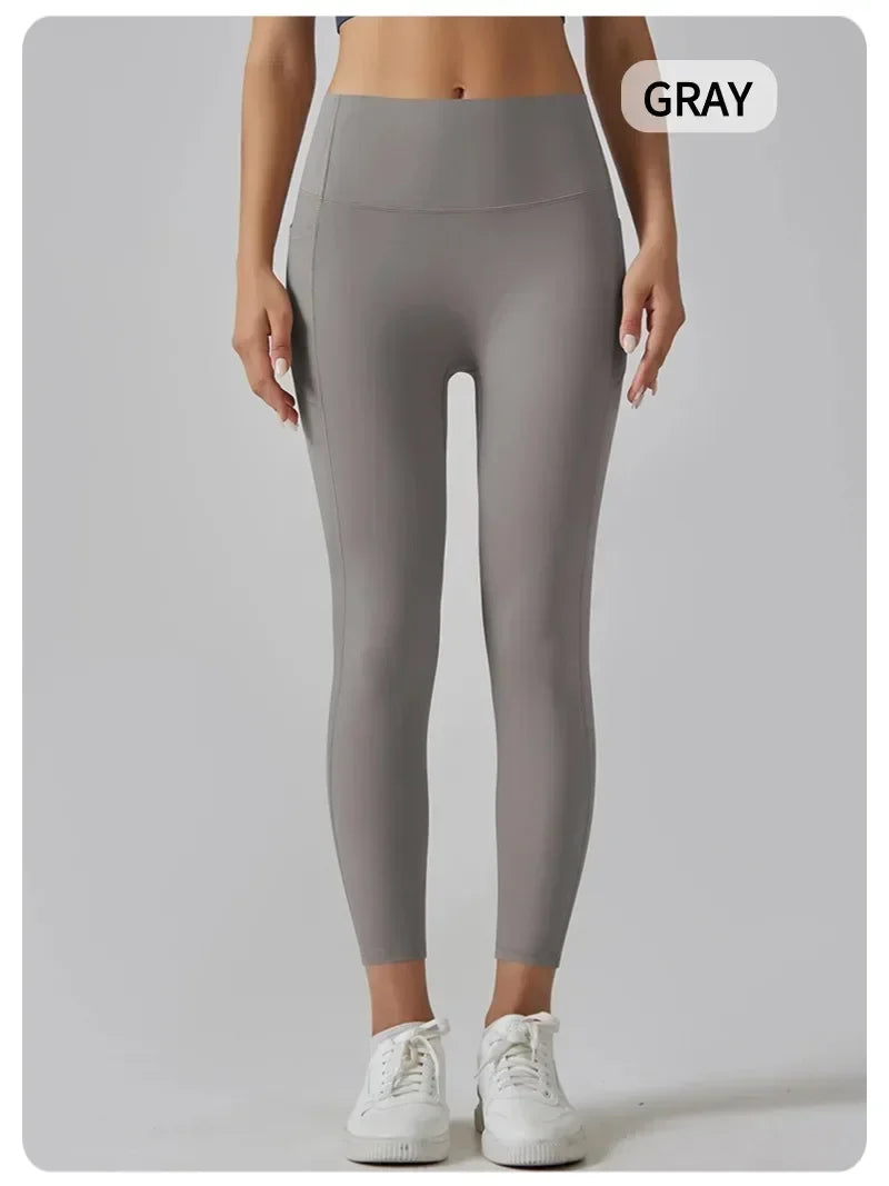 MIML High Waisted Nude Sexy Leggings for Women's Fitness, Running, Yoga, Women Leggings, Tight Fitting Casual Exercise Pants