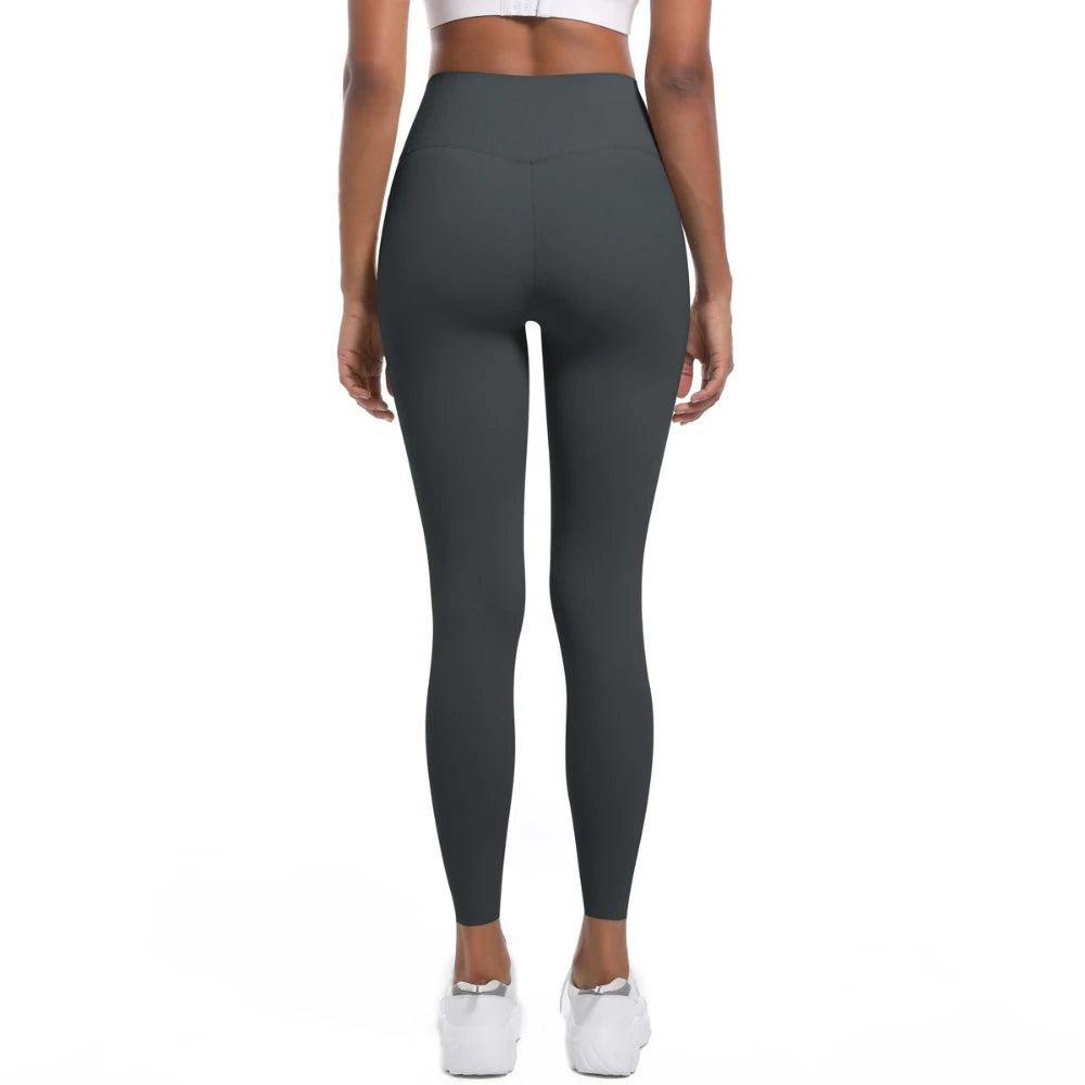 MIML Seamless High-Waist Yoga Pants Women's Slim Fit Running Fitness Trousers with Pockets Nylon Sportswear Butt Lifting 2025