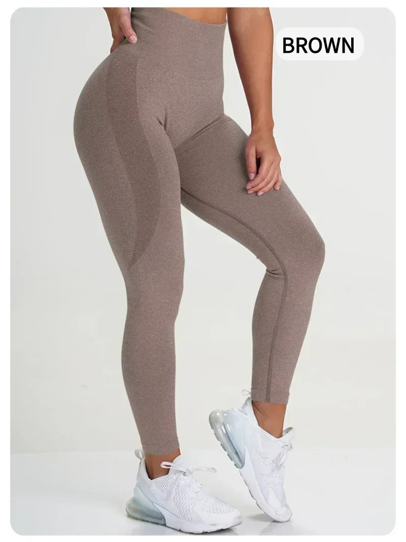 Women's High Waisted, Tight Fitting, Sexy Peach Hip Lifting Yoga Pants, Gym Exercise, Running, Pilates, Leggings