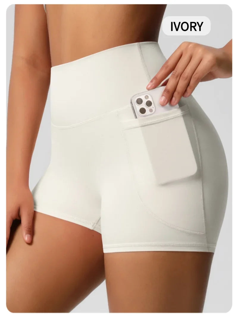 Seamless Yoga Pro Shorts for Women New Gym Leggings Biker Running Spandex Workout Clothing MIML 2025 High Waist Shorts Women