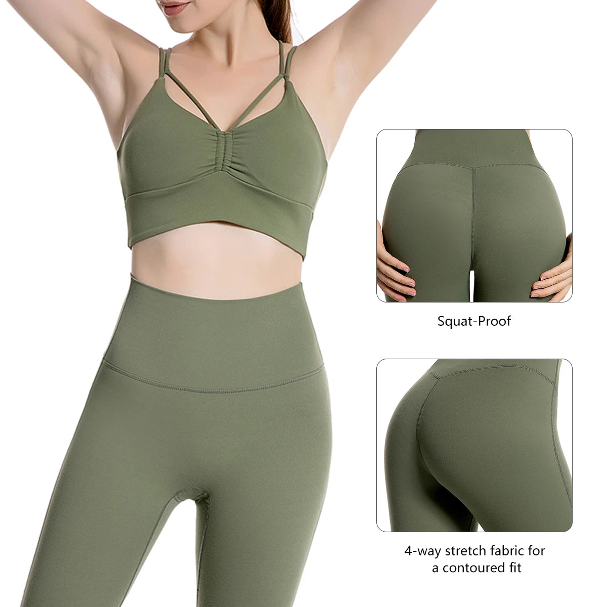 DAIMU LIVE Women's High Waist Breathable Yoga Leggings Quick Dry Fitness Pants for Running Cycling & Gym Workouts Stretchy