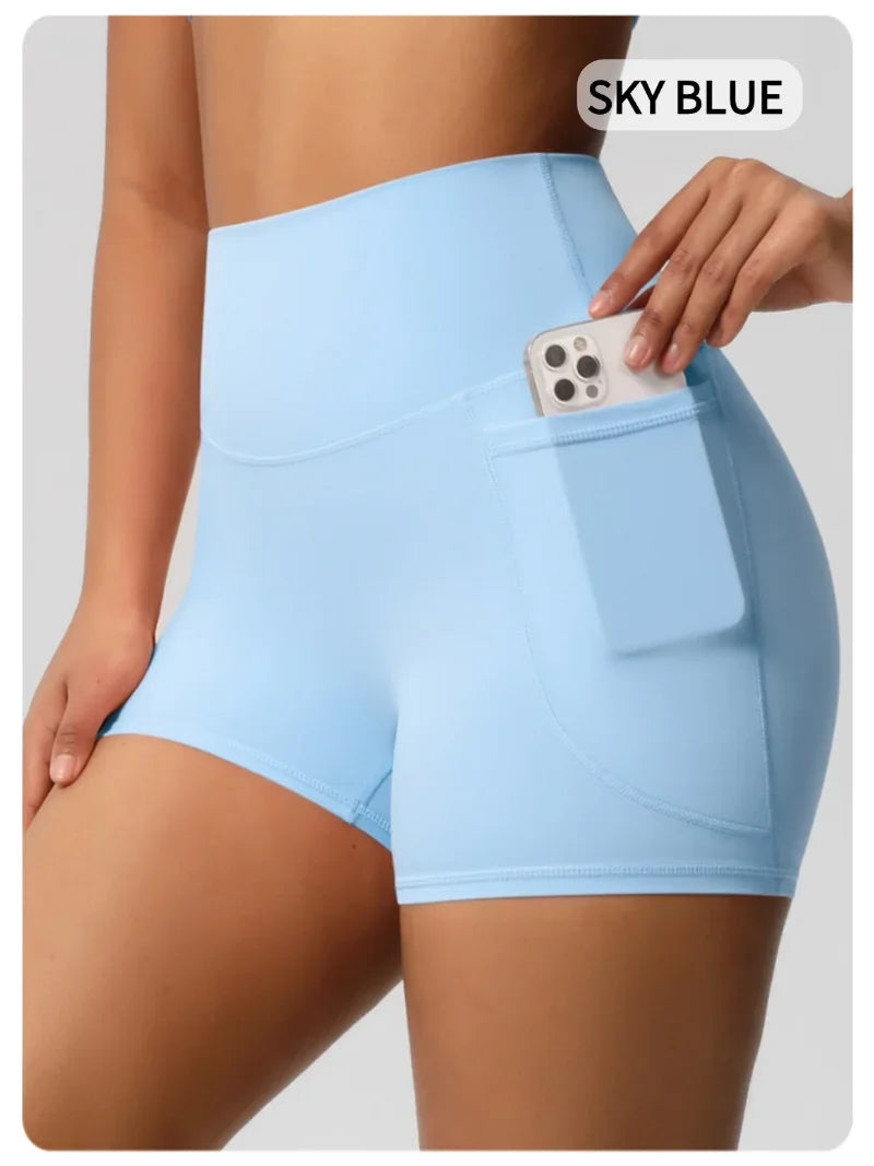 Seamless Yoga Pro Shorts for Women New Gym Leggings Biker Running Spandex Workout Clothing MIML 2025 High Waist Shorts Women