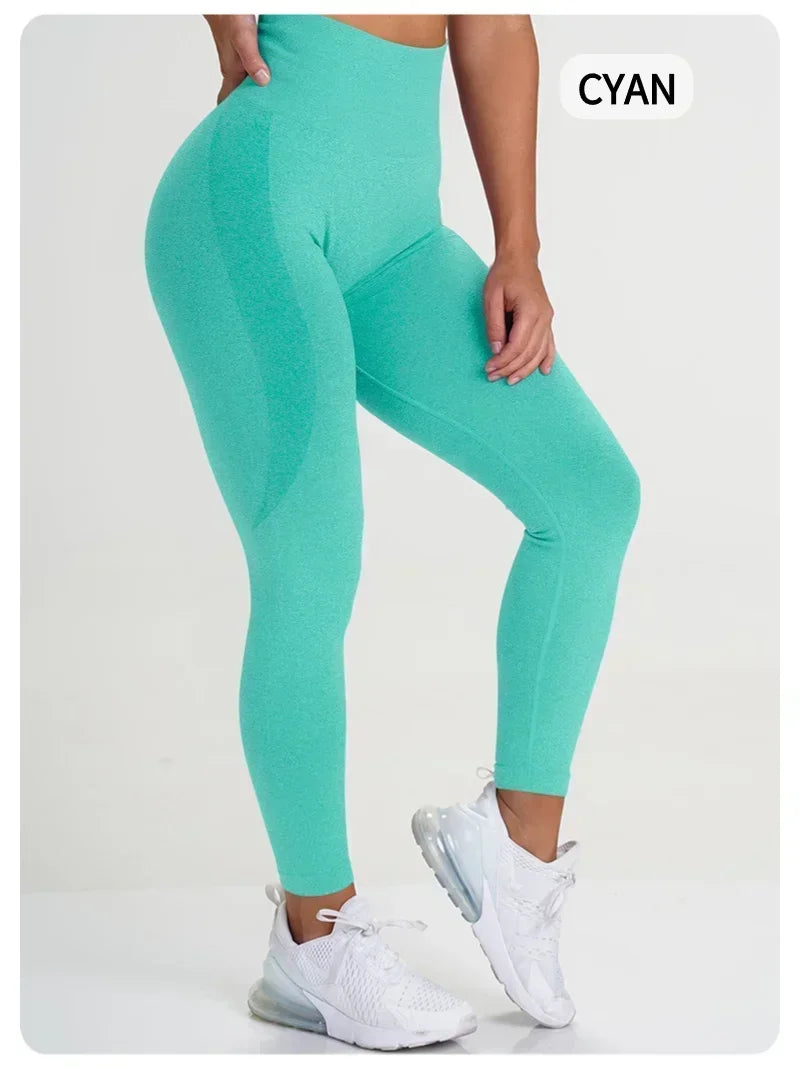 Women's High Waisted, Tight Fitting, Sexy Peach Hip Lifting Yoga Pants, Gym Exercise, Running, Pilates, Leggings