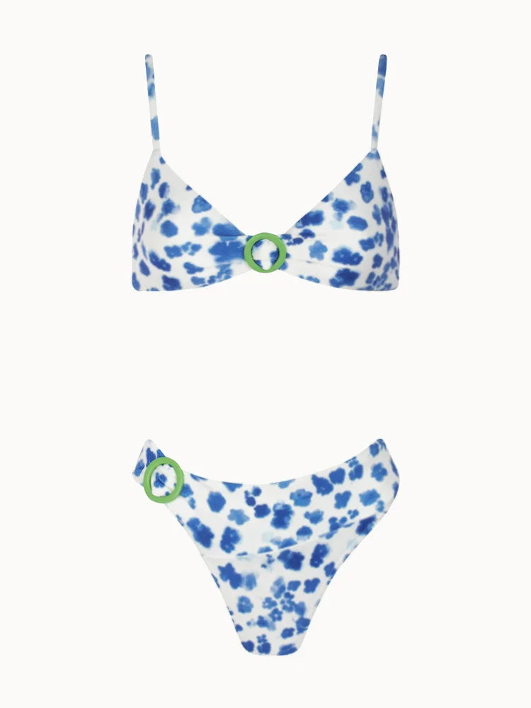 Miyouj Push Up Swimsuits Women'S Bikini Printed Bikinis High Cut Swimwear 2025 Two Piece Suits New Biquini Set Sexy Beachwear