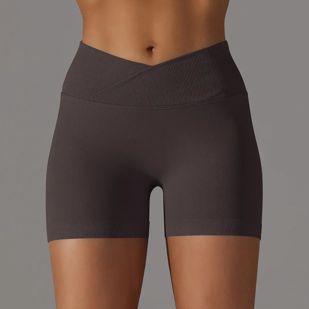 Women's Sports Shorts, High Waist Push Ups, Abdominal Control, Gym Fitness Exercise, Peach Hip Cycling, Yoga Shorts