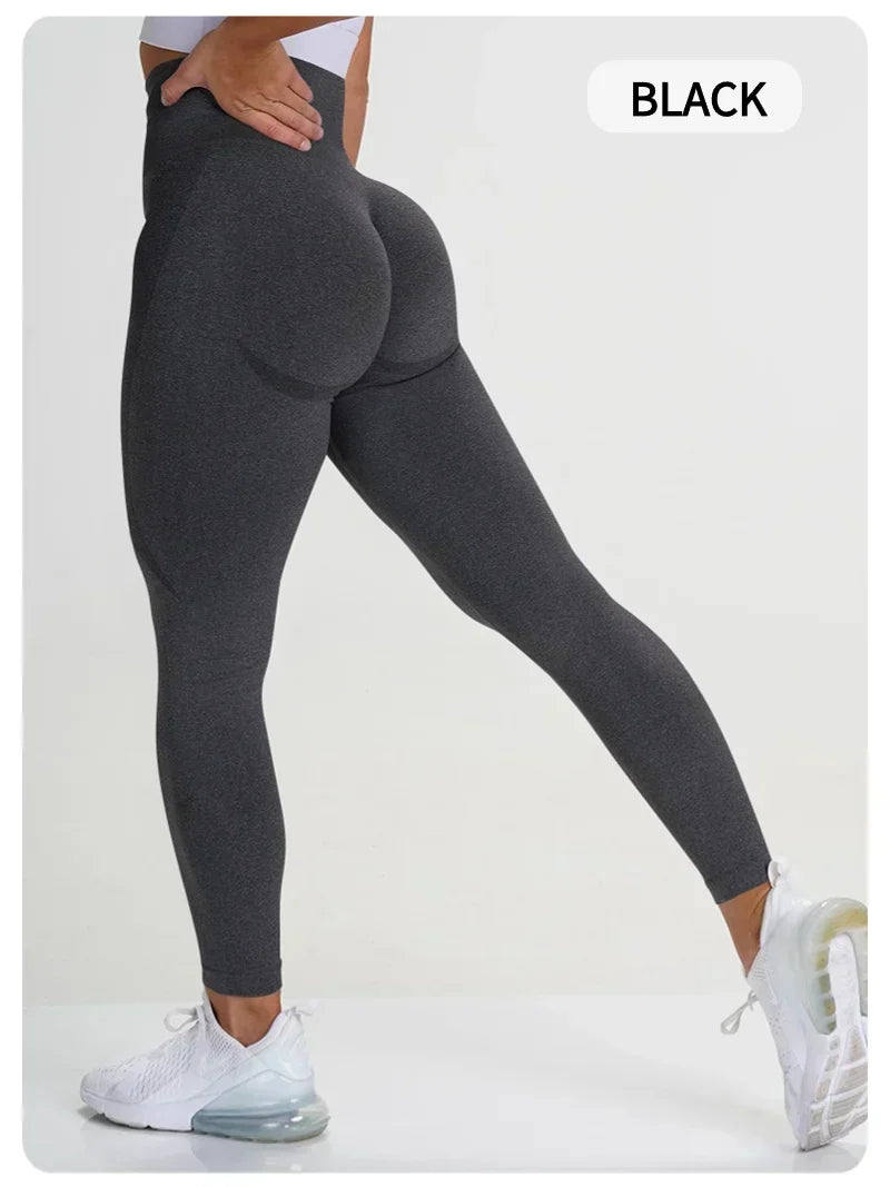 Women's High Waisted, Tight Fitting, Sexy Peach Hip Lifting Yoga Pants, Gym Exercise, Running, Pilates, Leggings