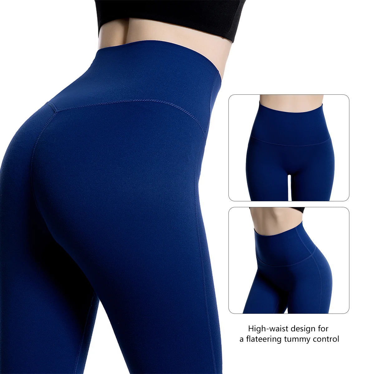 DAIMU LIVE Women's High Waist Breathable Yoga Leggings Quick Dry Fitness Pants for Running Cycling & Gym Workouts Stretchy