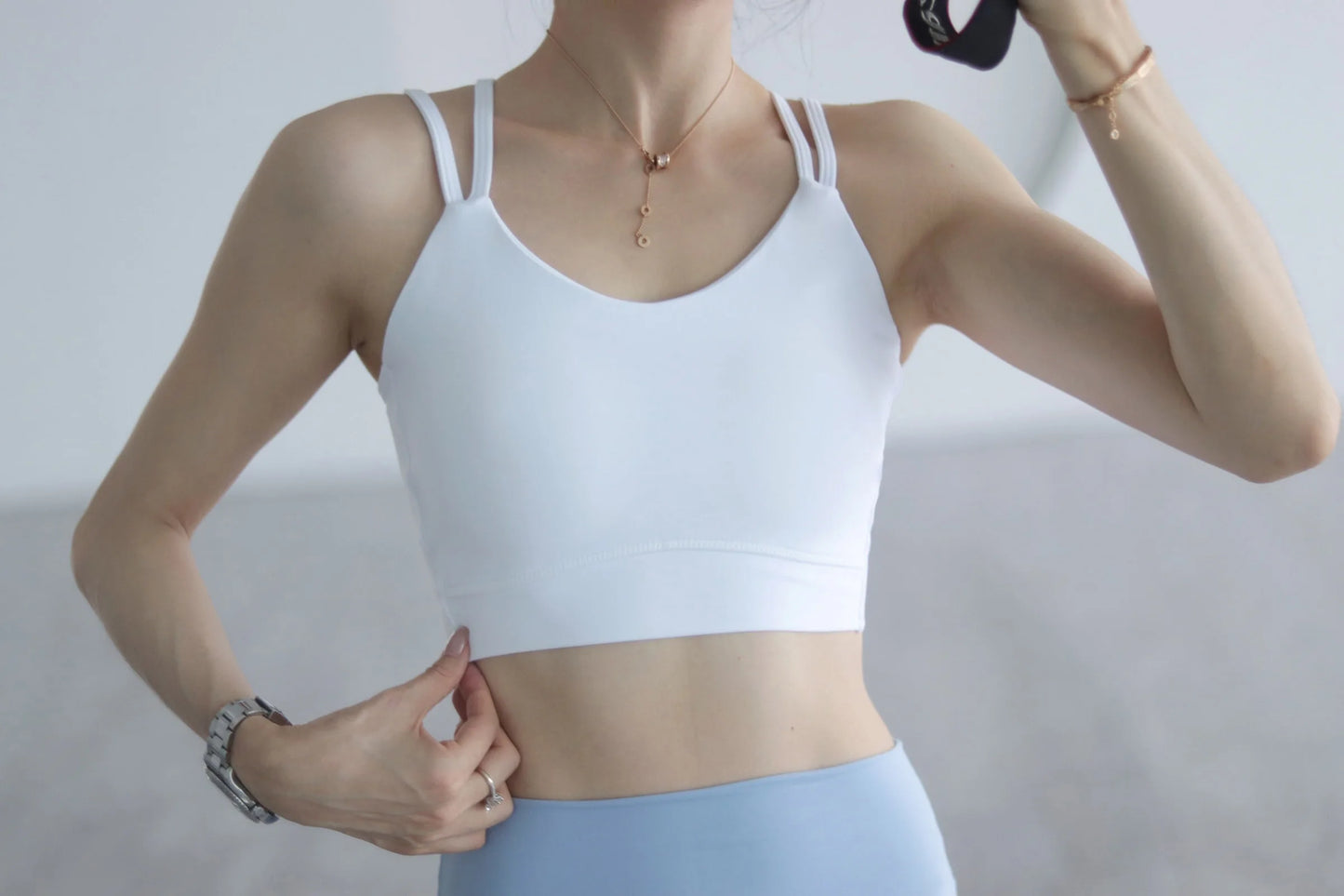 Sports Vest With Chest Pad For Women To Wear As Shockproof Bra For Pilates Training Tops Fitness Underwear Yoga Clothes