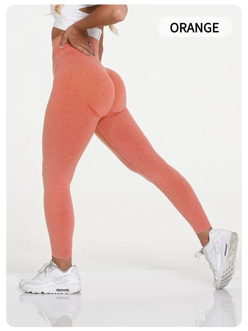 Women's High Waisted, Tight Fitting, Sexy Peach Hip Lifting Yoga Pants, Gym Exercise, Running, Pilates, Leggings