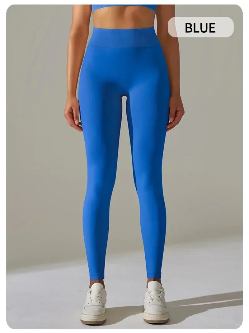 MIML 2025 New Women's High-Waist Breathable Yoga Cropped Pants Hip Lifting Peach-Shaped Tight for Running And Fitness
