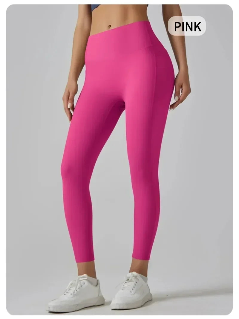 MIML High Waisted Nude Sexy Leggings for Women's Fitness, Running, Yoga, Women Leggings, Tight Fitting Casual Exercise Pants