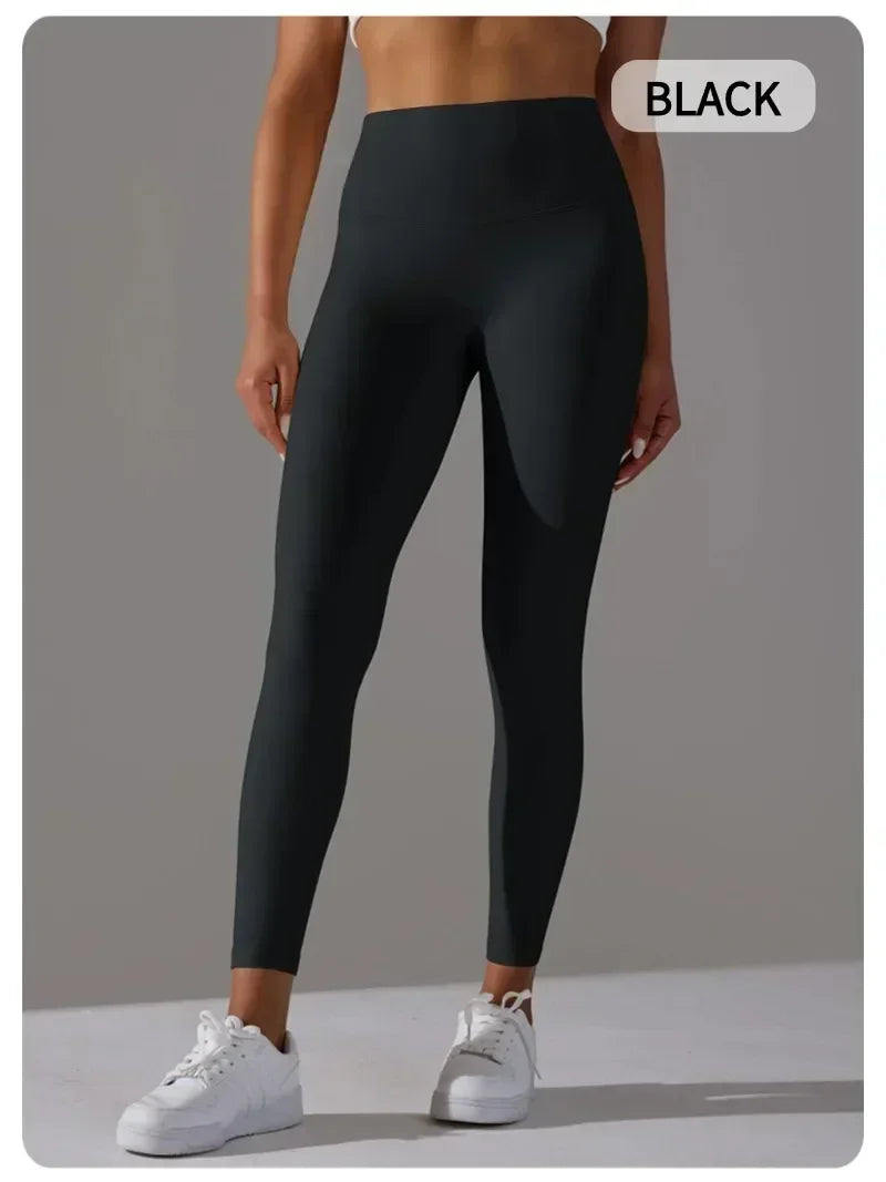 MIML High Waisted Sportswear for Women, Gym Yoga Pants, Exercise Running Pants, Fast Drying High Elasticity Sexy Leggings