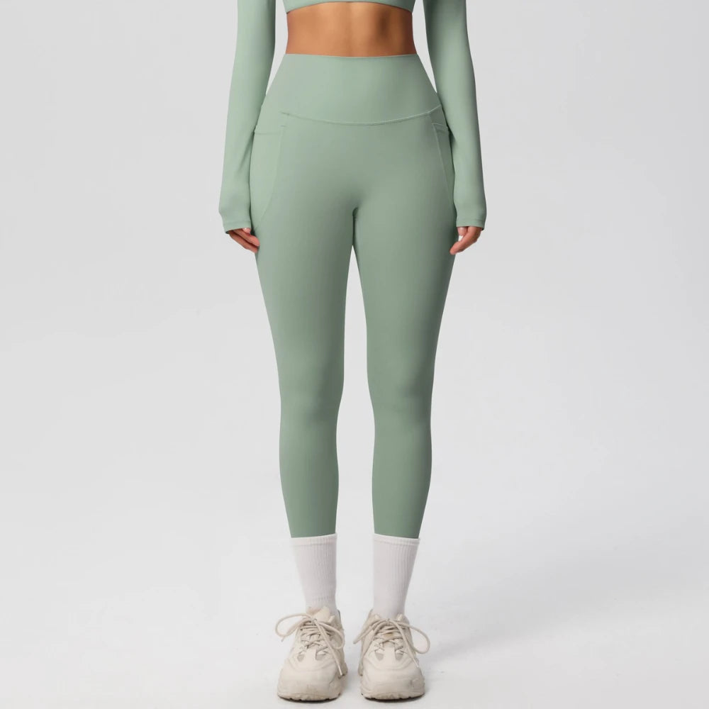 MIML 2025 New Women's High Elasticity Seamless Yoga Pants with Portable Pocket New Gym Leggings Sports Tights for Fitness Wear