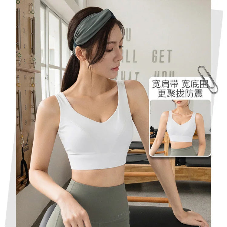 Sports Bra for Women - No Bounce Workout Vest