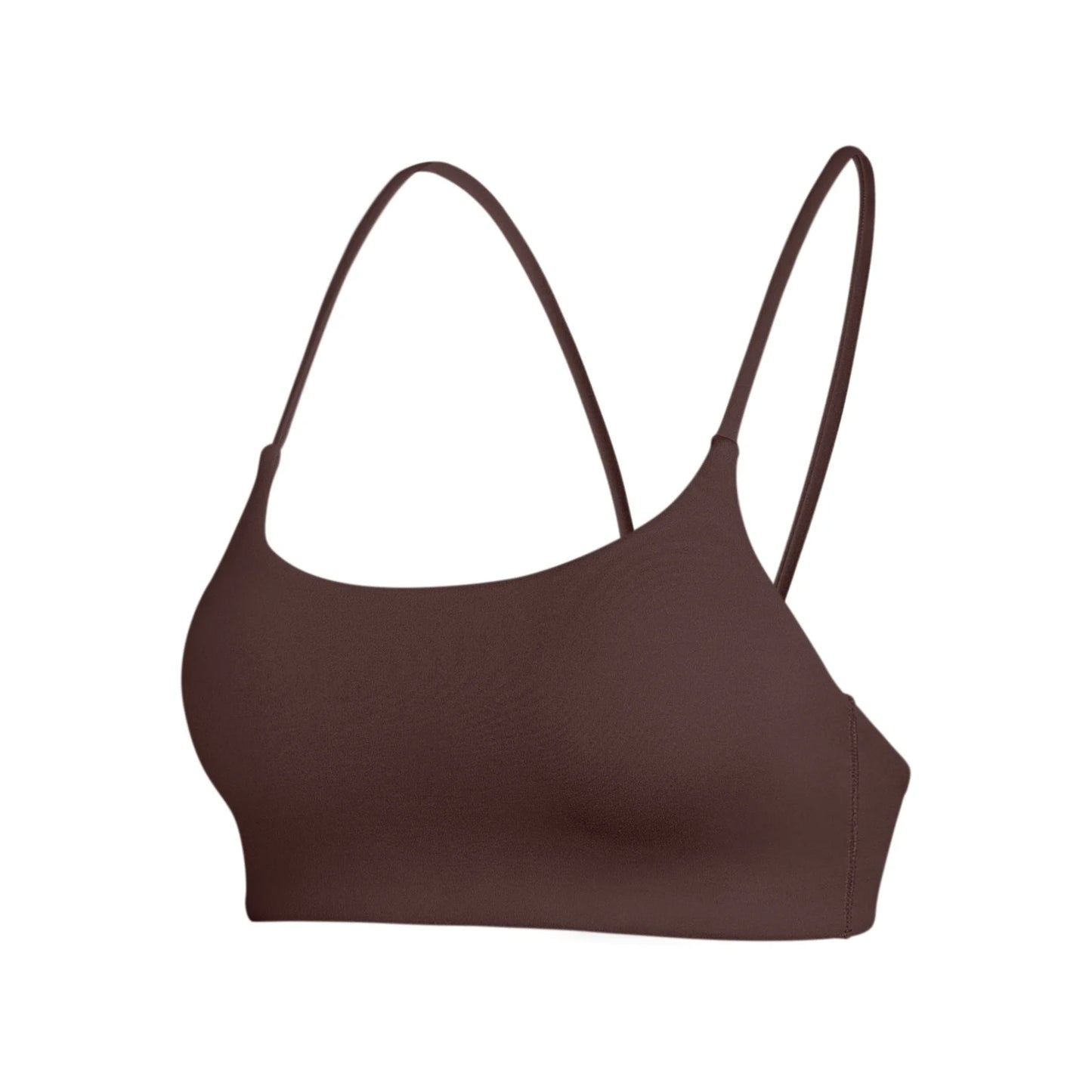Nulu 66 Nylon Seamless Sports Bra - nude feel moisture wicking yoga bra