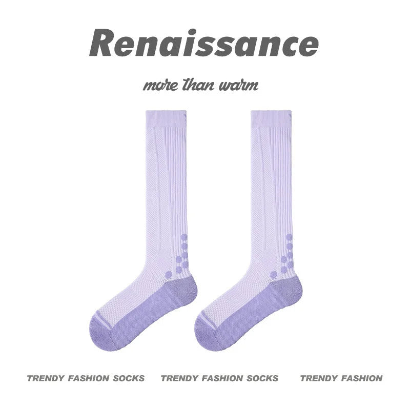 Women's Compression Knee High Socks for Running & Sports
