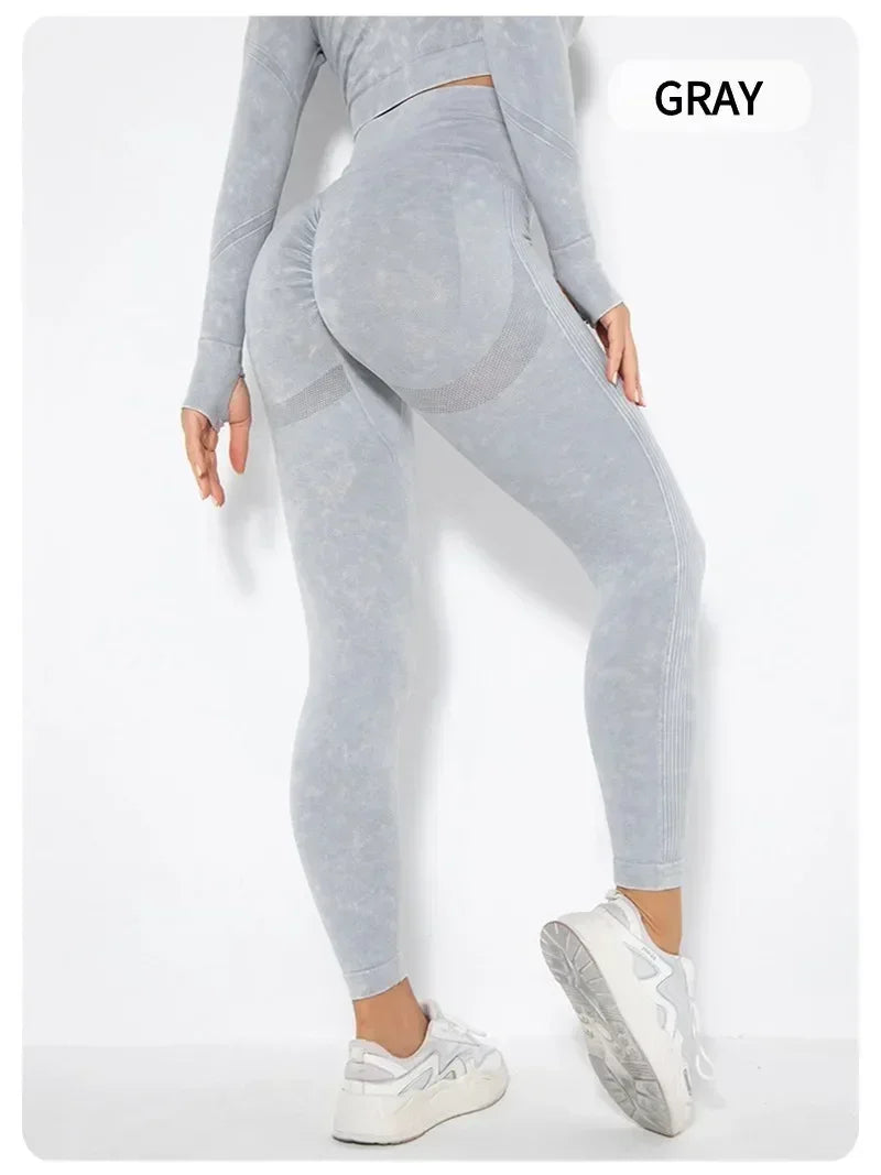 Women's High Waisted Tight Fitting High Stretch Sports Pants, Gym Yoga Pants, Running Exercise Fast Drying Women's Yoga Leggings