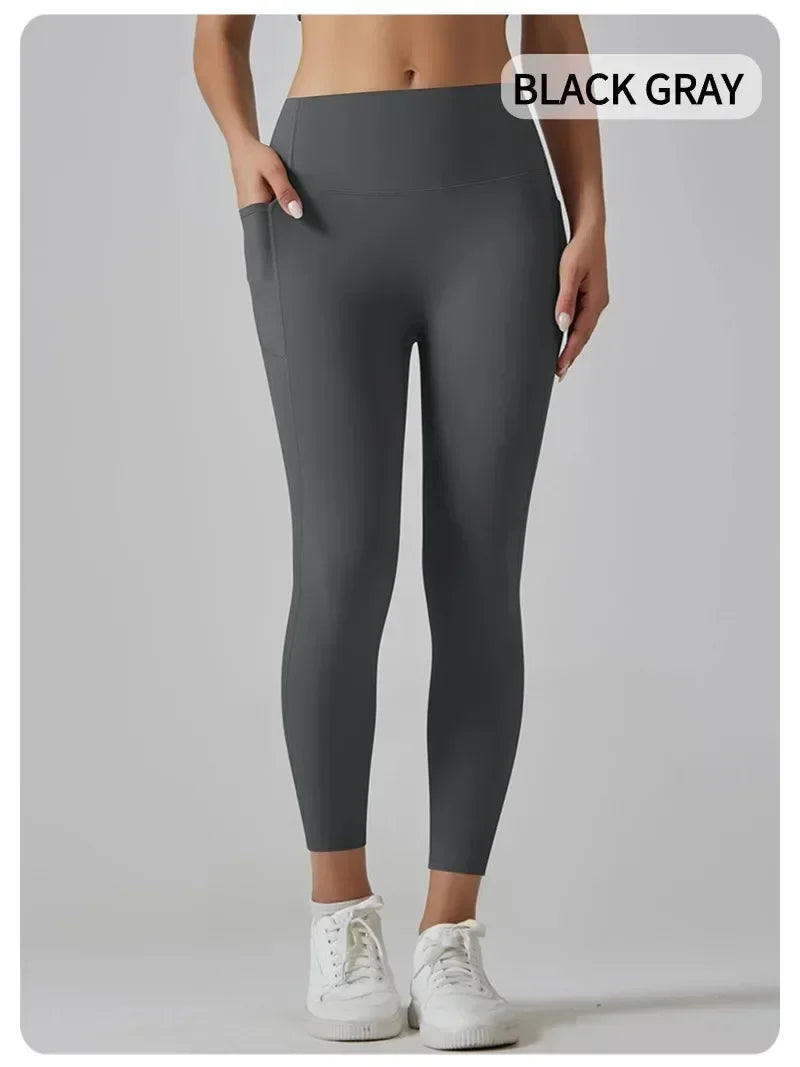 MIML High Waisted Nude Sexy Leggings for Women's Fitness, Running, Yoga, Women Leggings, Tight Fitting Casual Exercise Pants