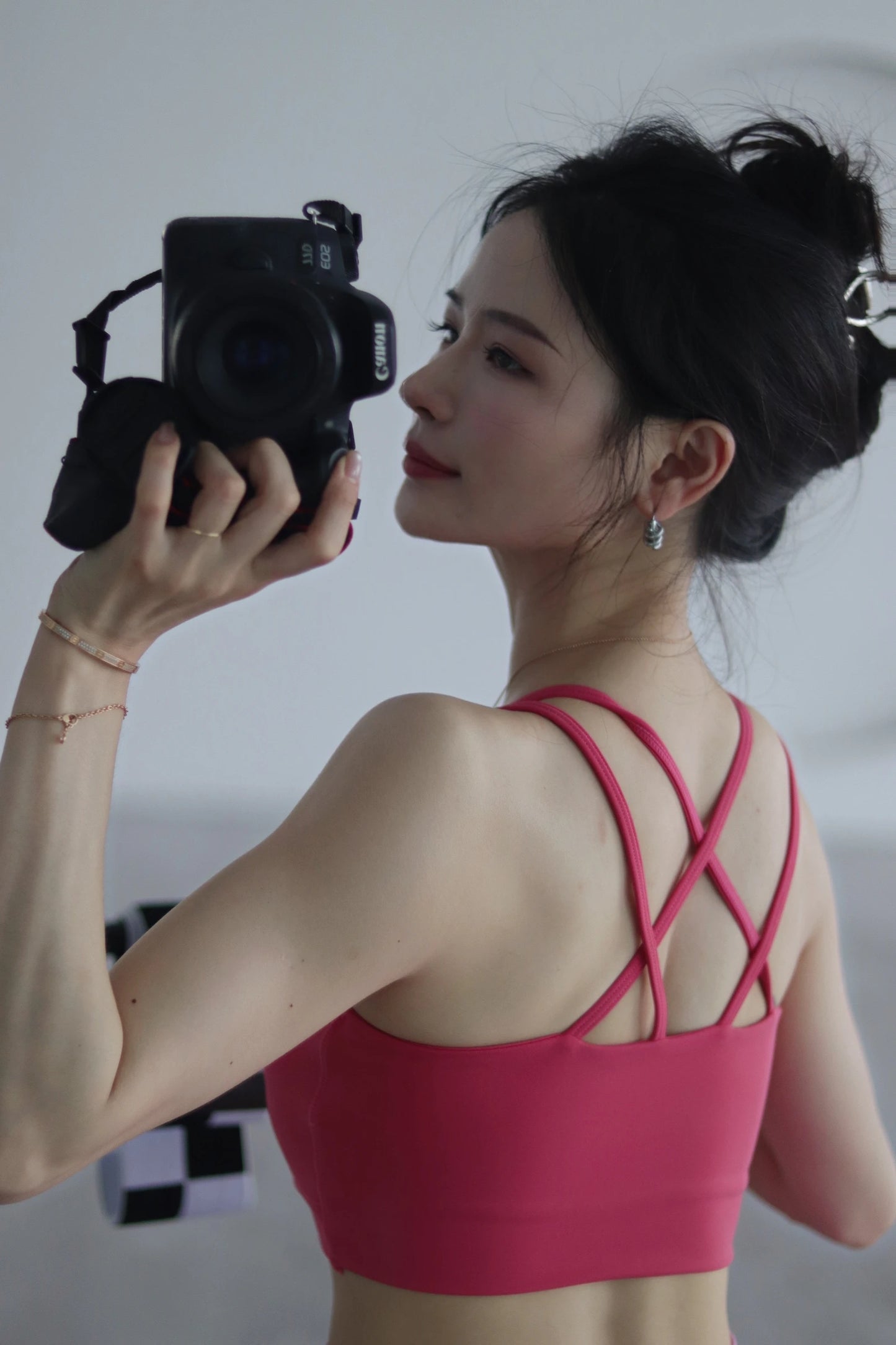 Sports Vest With Chest Pad For Women To Wear As Shockproof Bra For Pilates Training Tops Fitness Underwear Yoga Clothes