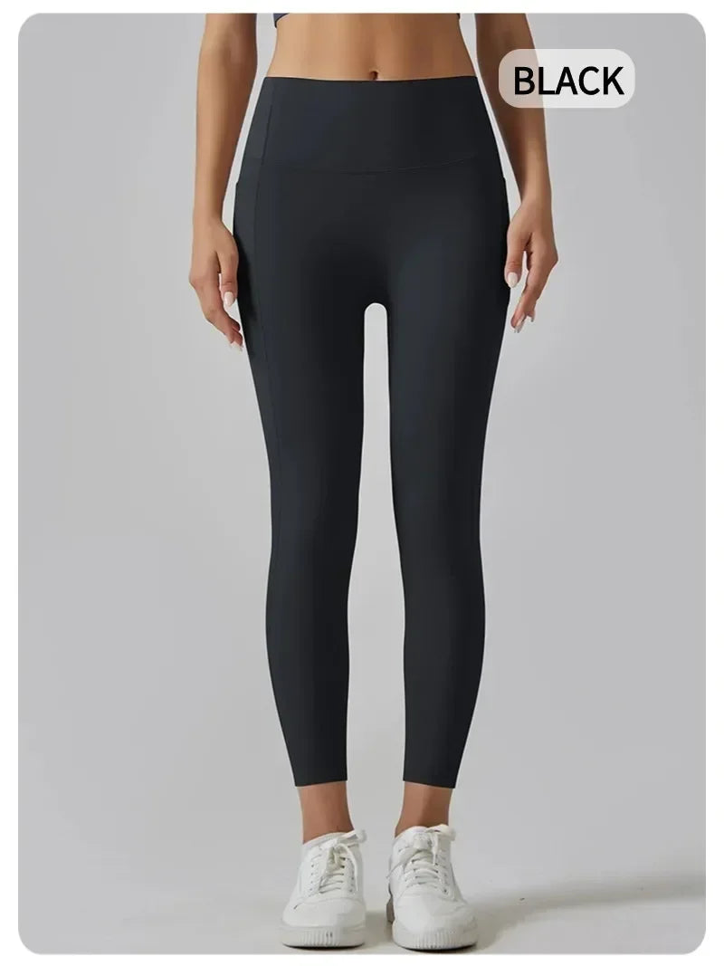 MIML High Waisted Nude Sexy Leggings for Women's Fitness, Running, Yoga, Women Leggings, Tight Fitting Casual Exercise Pants