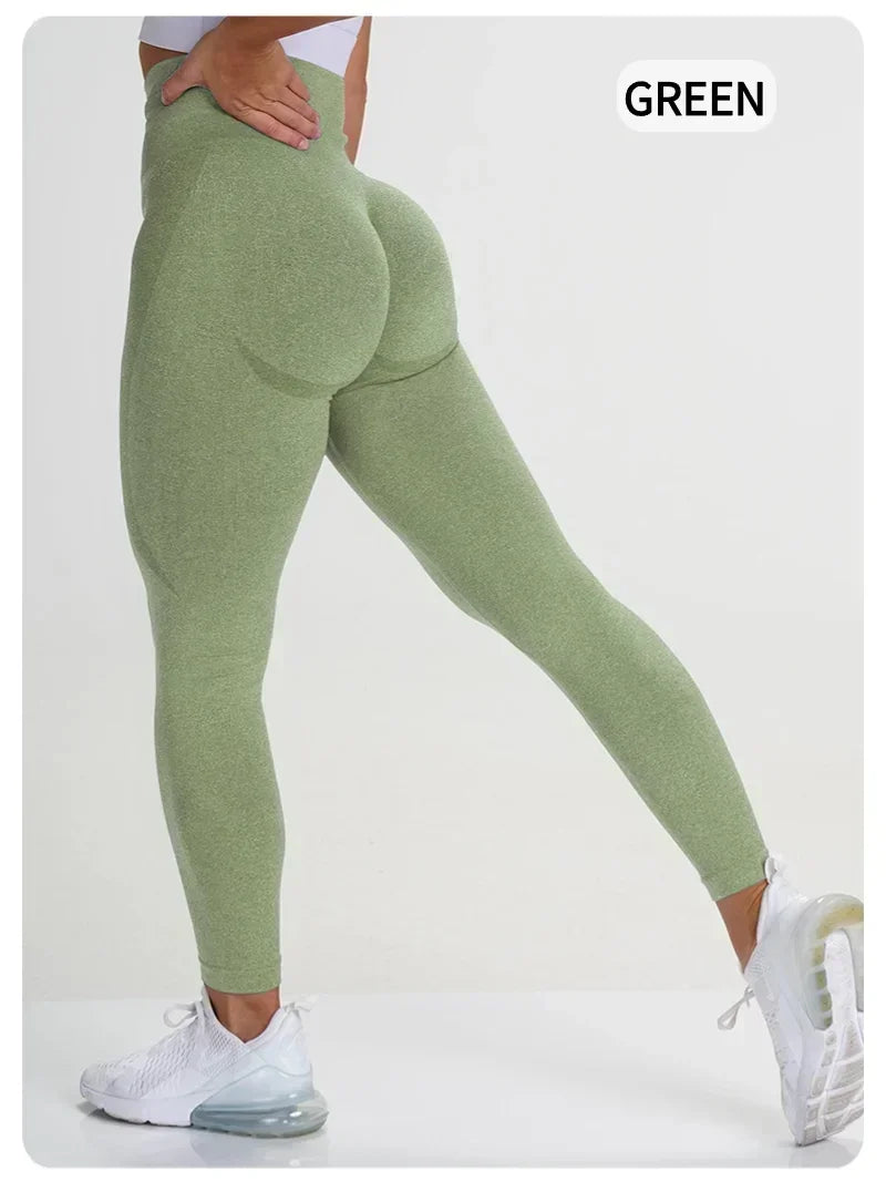 Women's High Waisted, Tight Fitting, Sexy Peach Hip Lifting Yoga Pants, Gym Exercise, Running, Pilates, Leggings