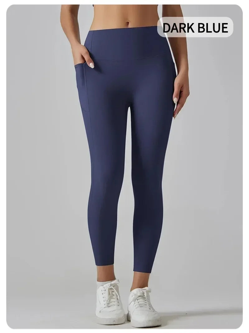 MIML High Waisted Nude Sexy Leggings for Women's Fitness, Running, Yoga, Women Leggings, Tight Fitting Casual Exercise Pants
