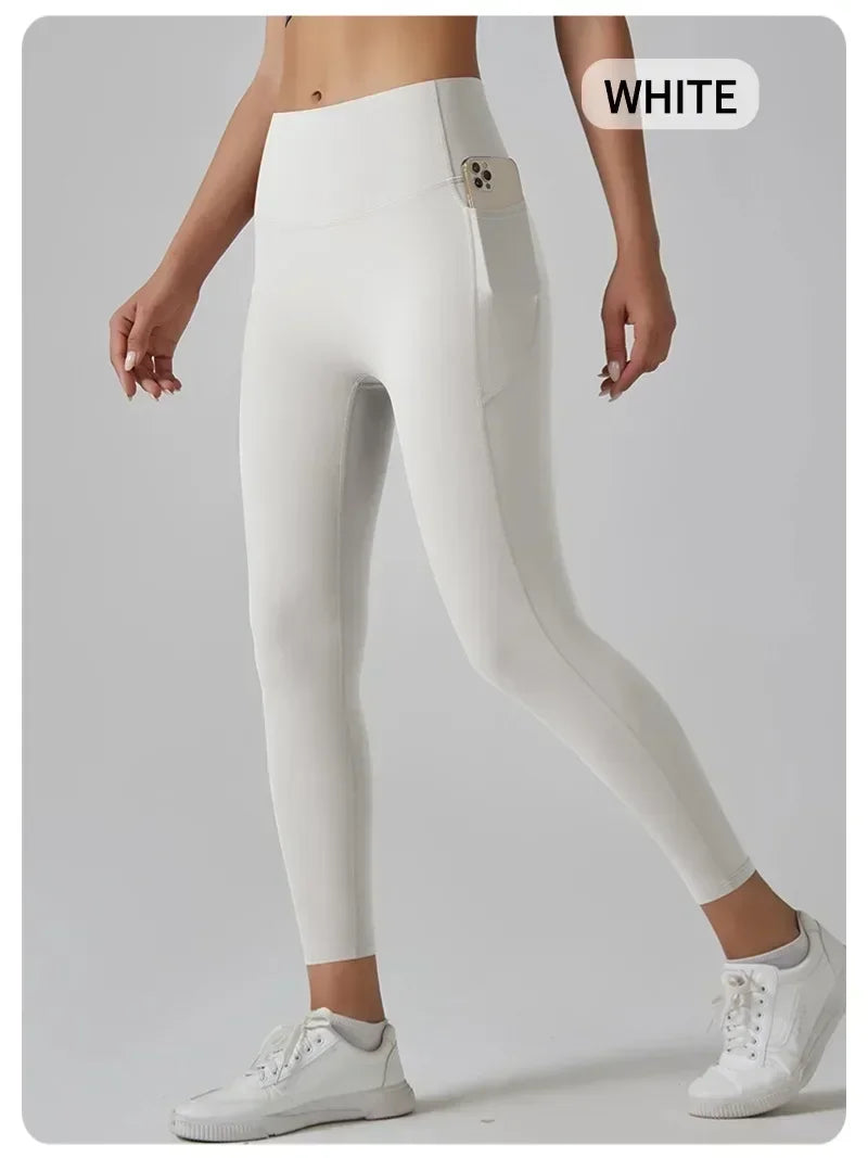MIML High Waisted Nude Sexy Leggings for Women's Fitness, Running, Yoga, Women Leggings, Tight Fitting Casual Exercise Pants