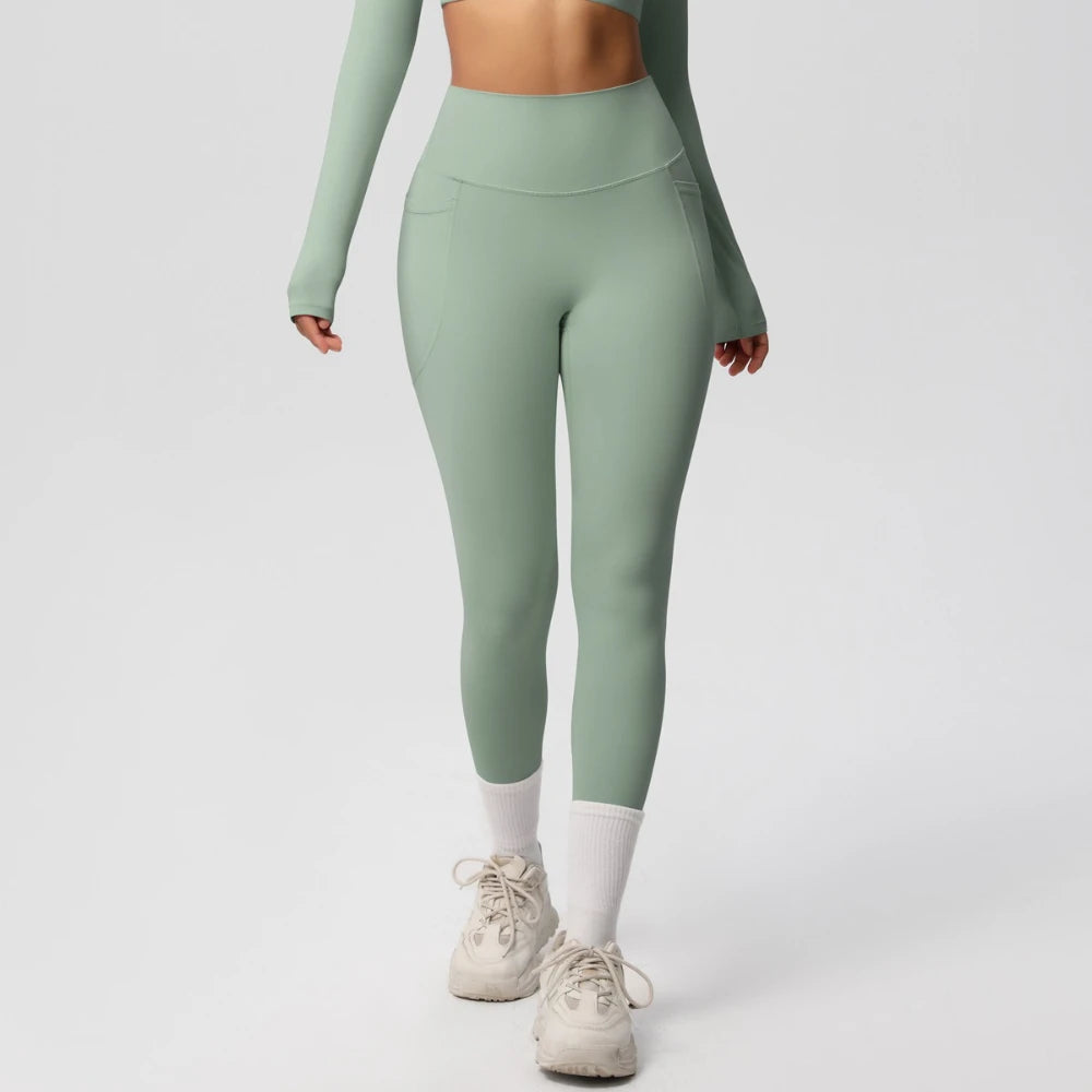 MIML 2025 New Women's High Elasticity Seamless Yoga Pants with Portable Pocket New Gym Leggings Sports Tights for Fitness Wear
