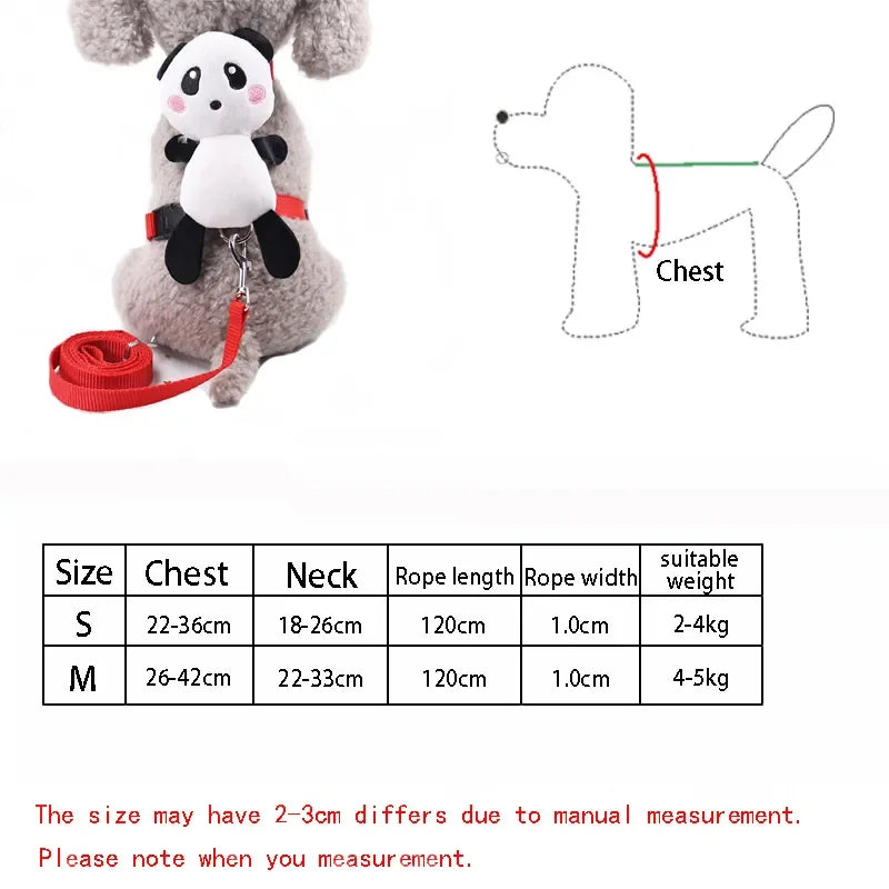 Cute Angel Pet Puppy Dog Leashes And Collars Set Cat Harness 3D Wings Adjustable for Small Medium Dogs Outdoor Walking Supplies