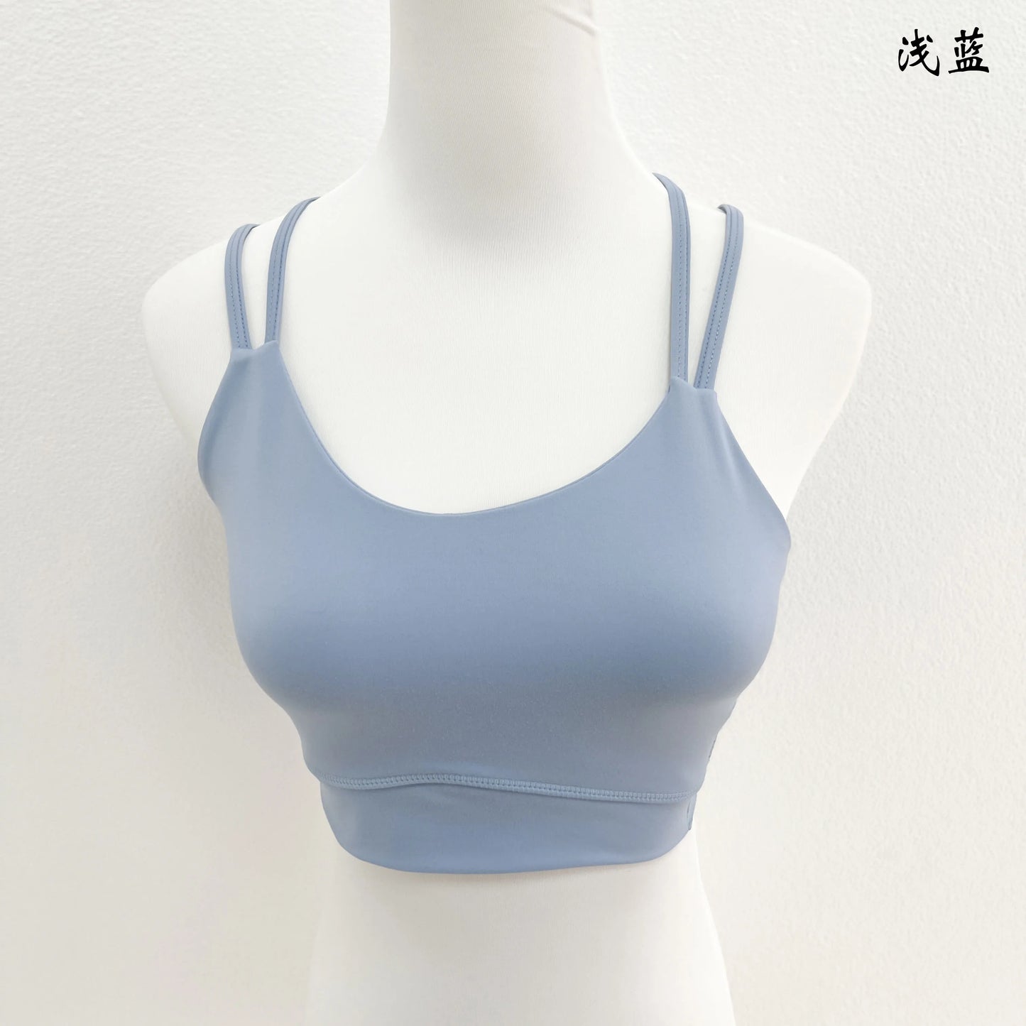 Solid Color Women Cross back Fitness sport Bra high strength Tight Top Training Gym Tank Top Yoga Underwear With Chest Pad