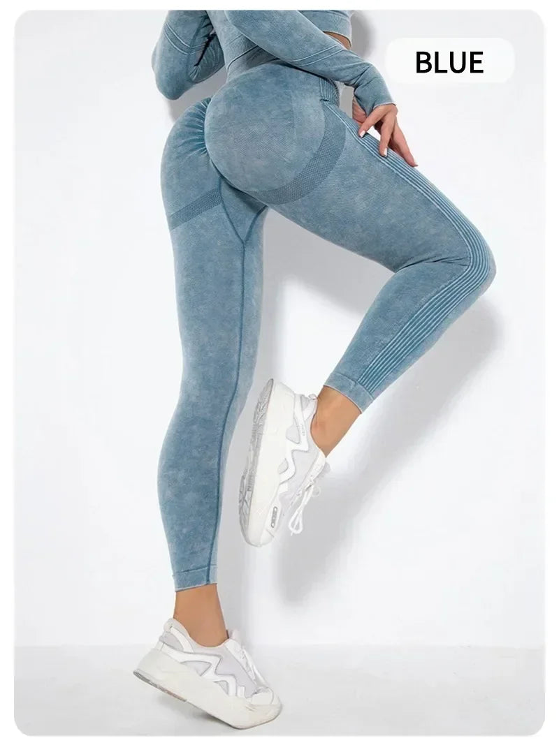 Women's High Waisted Tight Fitting High Stretch Sports Pants, Gym Yoga Pants, Running Exercise Fast Drying Women's Yoga Leggings