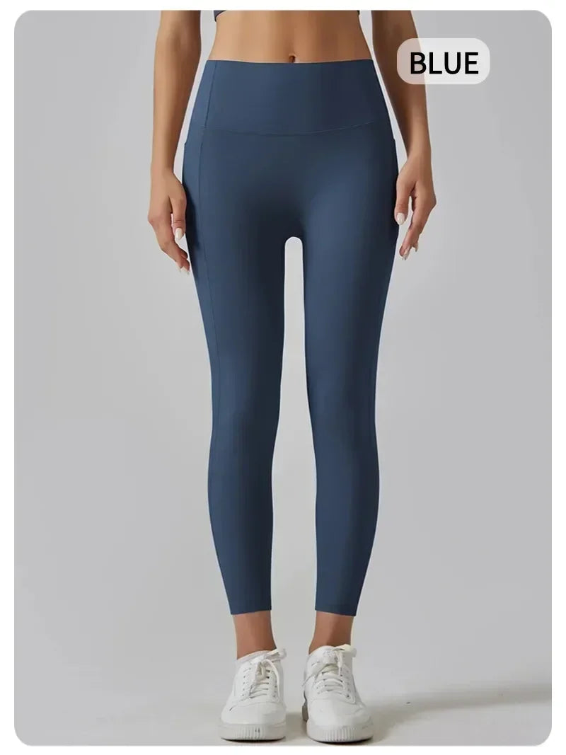 MIML High Waisted Nude Sexy Leggings for Women's Fitness, Running, Yoga, Women Leggings, Tight Fitting Casual Exercise Pants